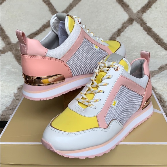 MICHAEL KORS MADDY TRAINER MESH OPTIC WHITE - Picture 5 of 16